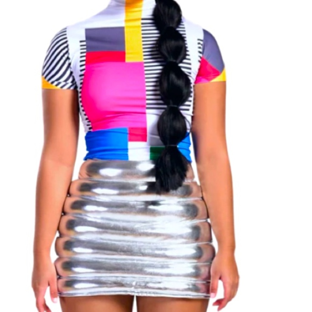 Color block top